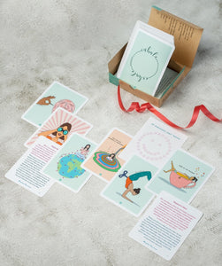 Beautifully Illustrated Mindfulness Deck with hand-drawn illustrations and muse-ful words. This makes a meaningful present for birthday or any occasion really. It is ideal as a spiritual gift, meditation gift, mindful gift, thoughtful gift for self-care and wellbeing.